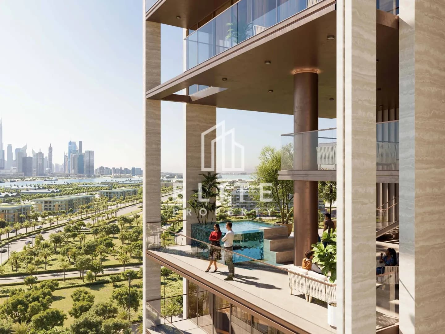 Overlooking Burj Khalifa & Amenities | Ready 2028